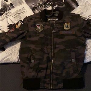 Kid size 7 bomber jacket